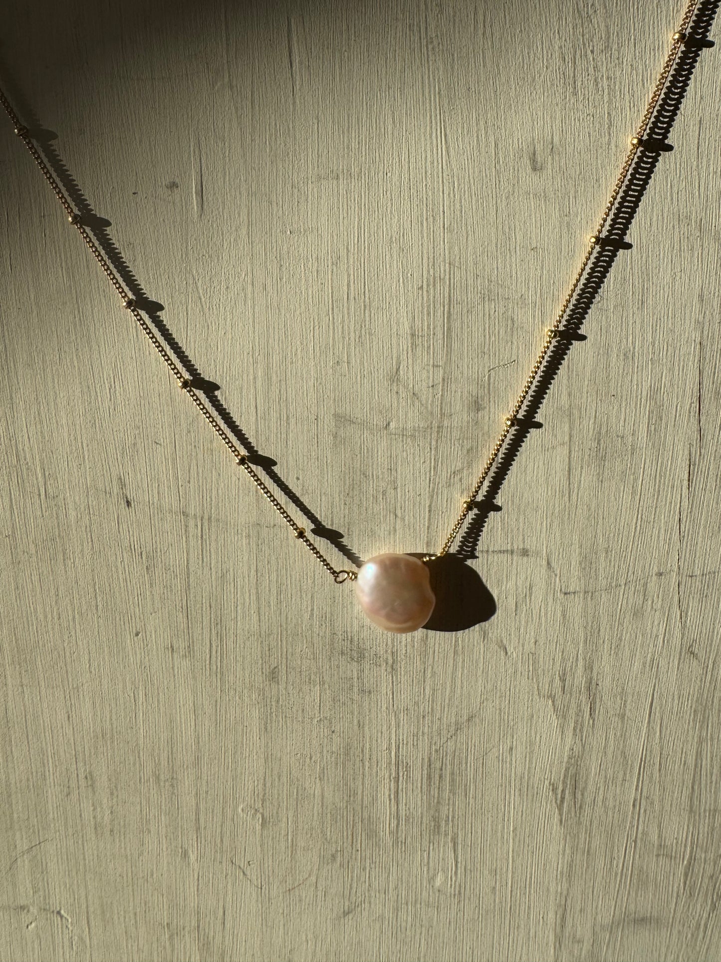 Keshi Pearl Necklace 05