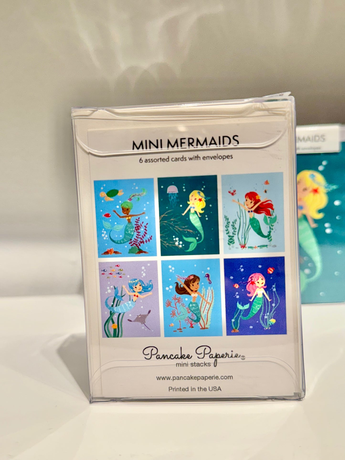 Boxed Set - Mini Mermaids - 6 Assorted Mini Cards