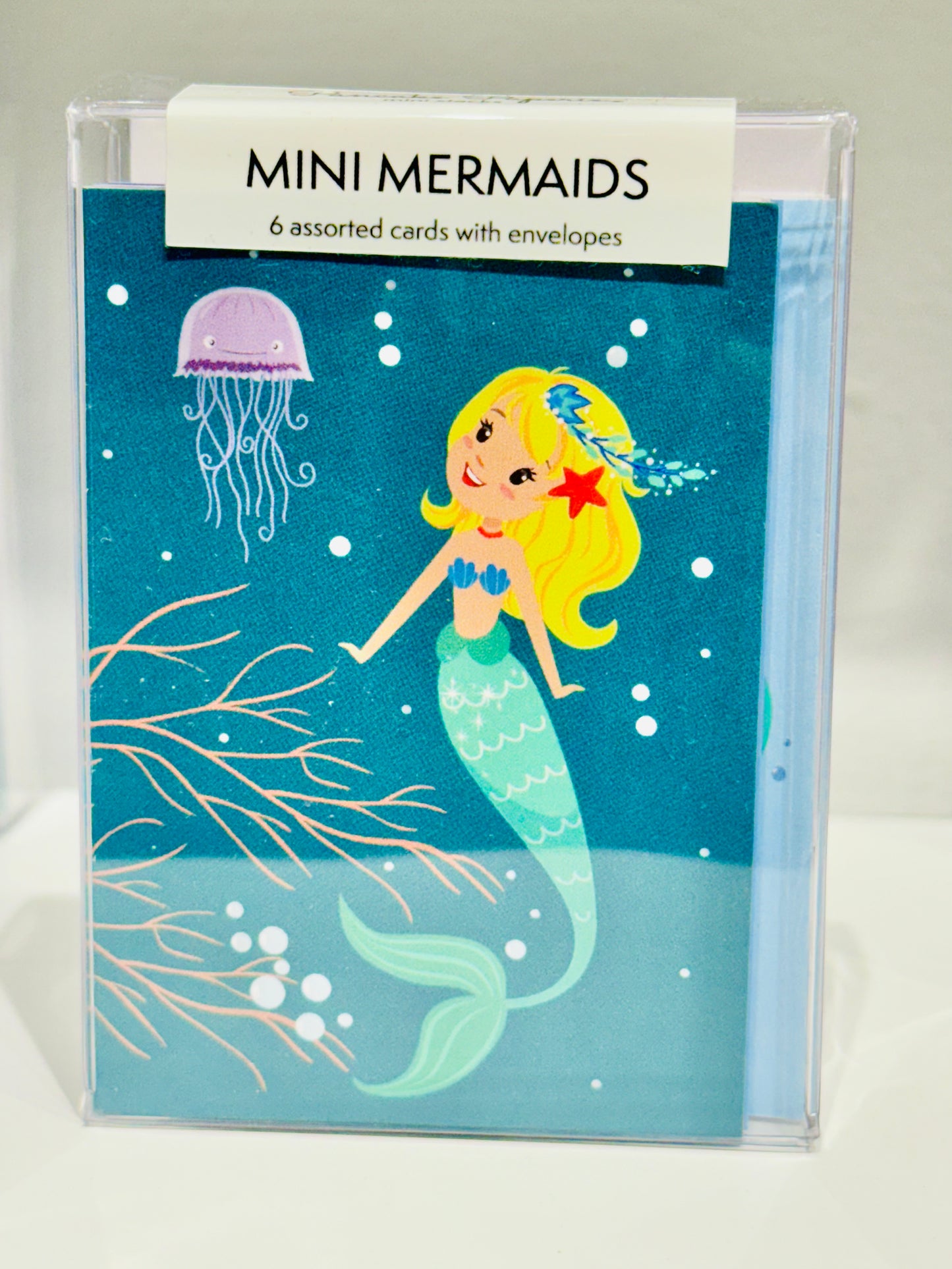 Boxed Set - Mini Mermaids - 6 Assorted Mini Cards