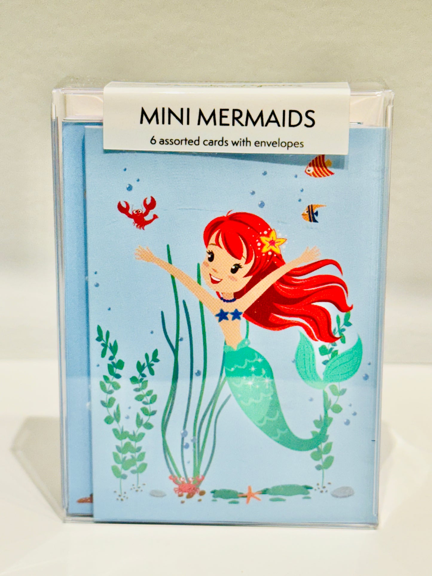Boxed Set - Mini Mermaids - 6 Assorted Mini Cards