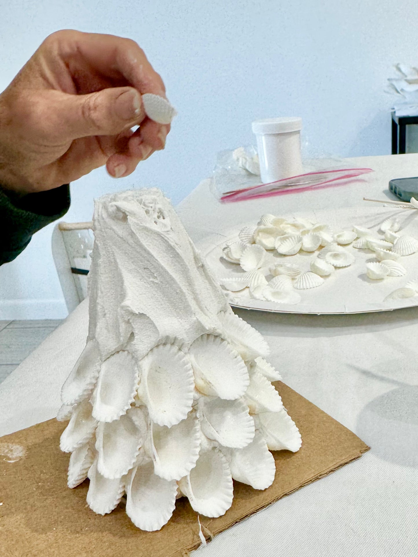 Workshop: Holiday Shell Tree Craft with Ellie Piper, Sun 11/16, 3:00pm-4:15pm