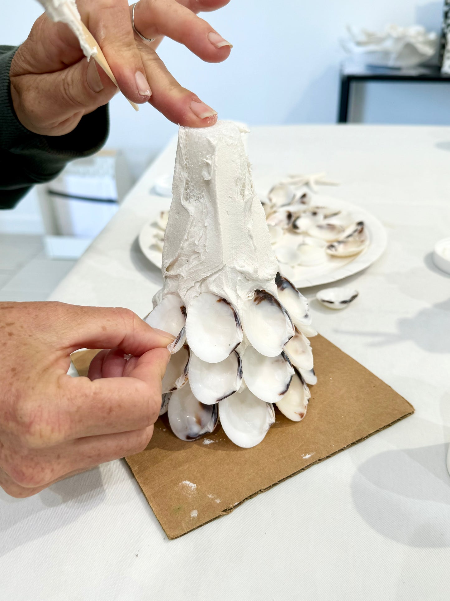 Workshop: Holiday Shell Tree Craft with Ellie Piper, Sun 11/16, 3:00pm-4:15pm