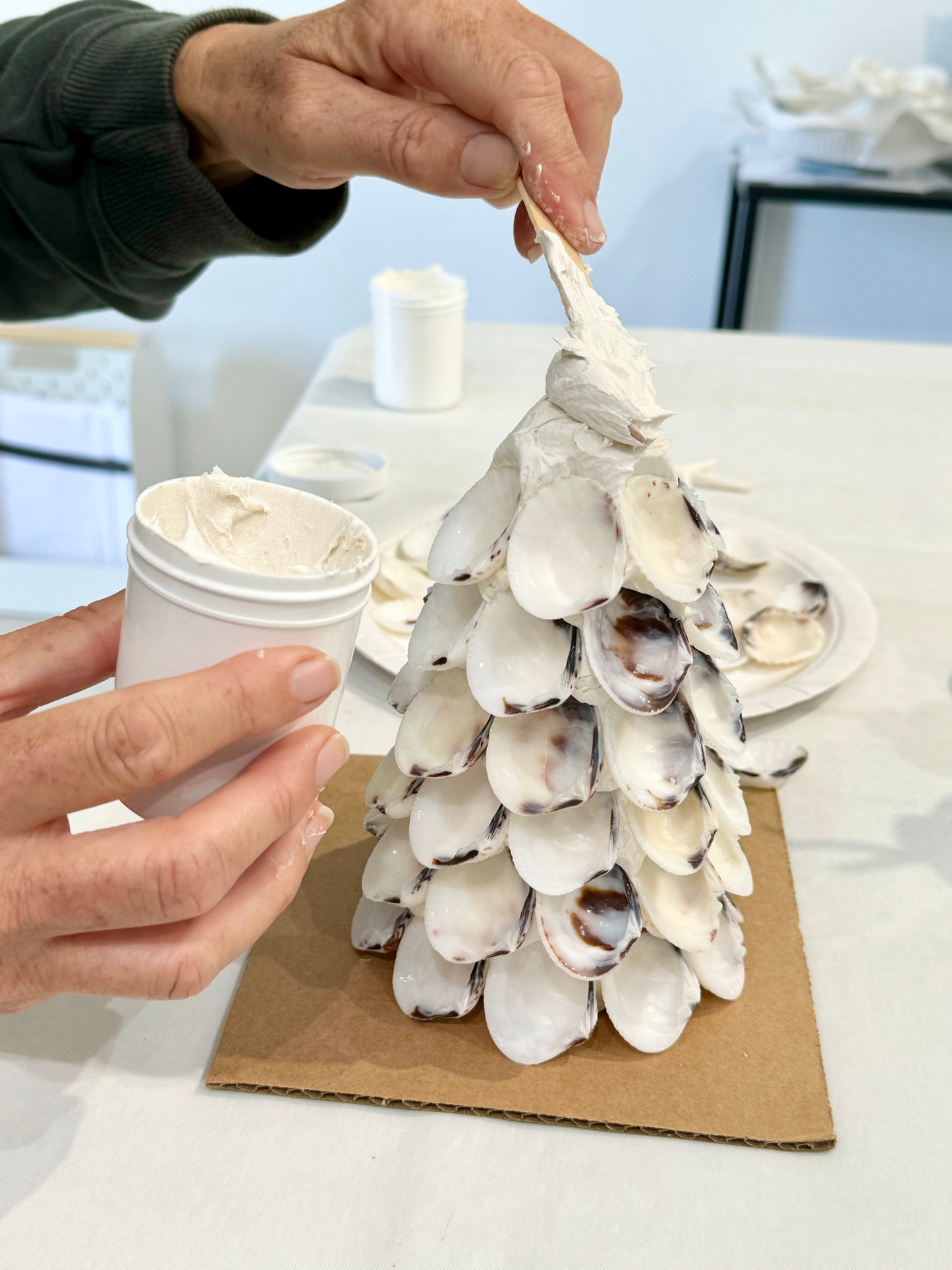 Workshop: Holiday Shell Tree Craft with Ellie Piper, Sun 11/16, 3:00pm-4:15pm