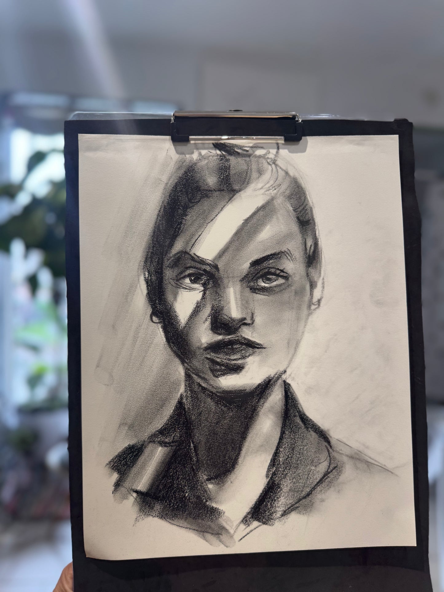 Workshop: Charcoal Portrait Drawing with Casey Denina, Tue 2/25, 1:30PM-2:30PM