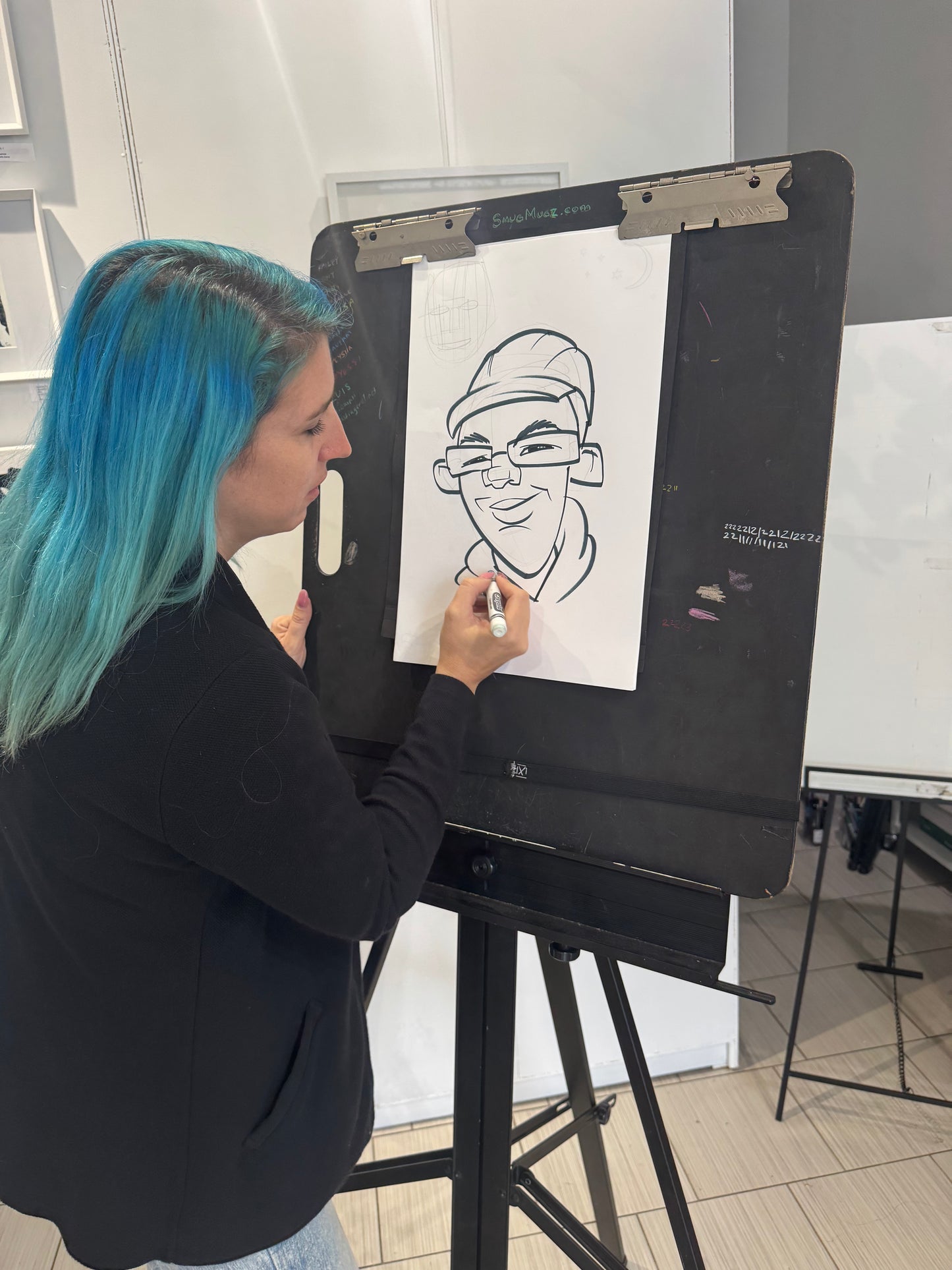 Workshop: Live Caricature Drawing with Casey Denina, Tue 3/11, 1:30PM-2:30PM