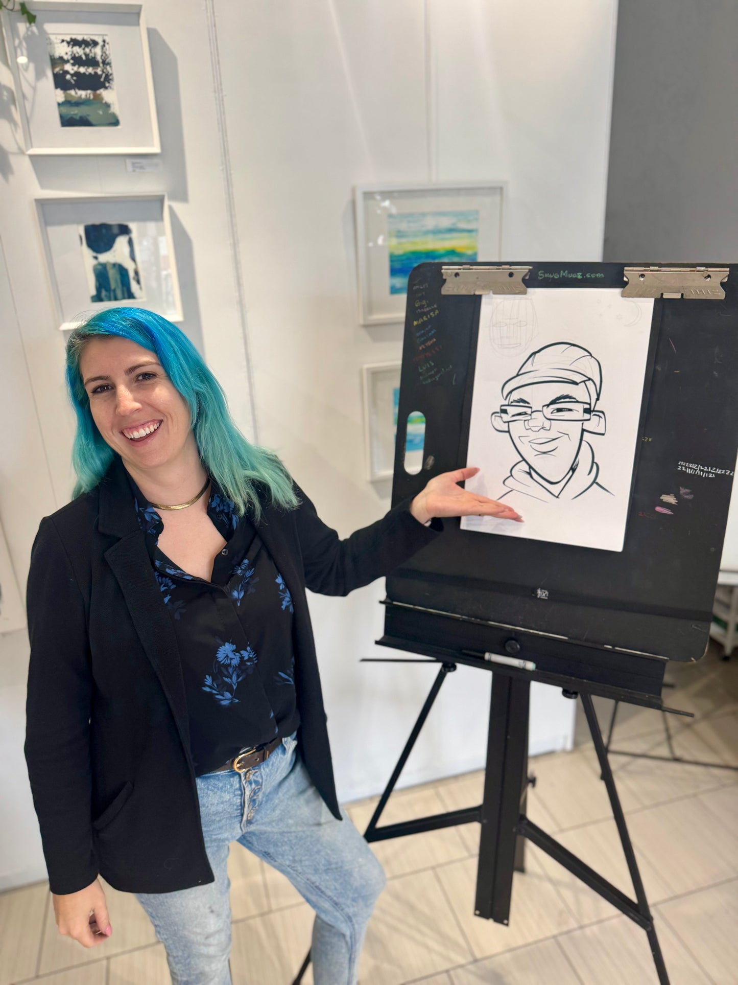 Workshop: Live Caricature Drawing with Casey Denina, Tue 3/11, 1:30PM-2:30PM