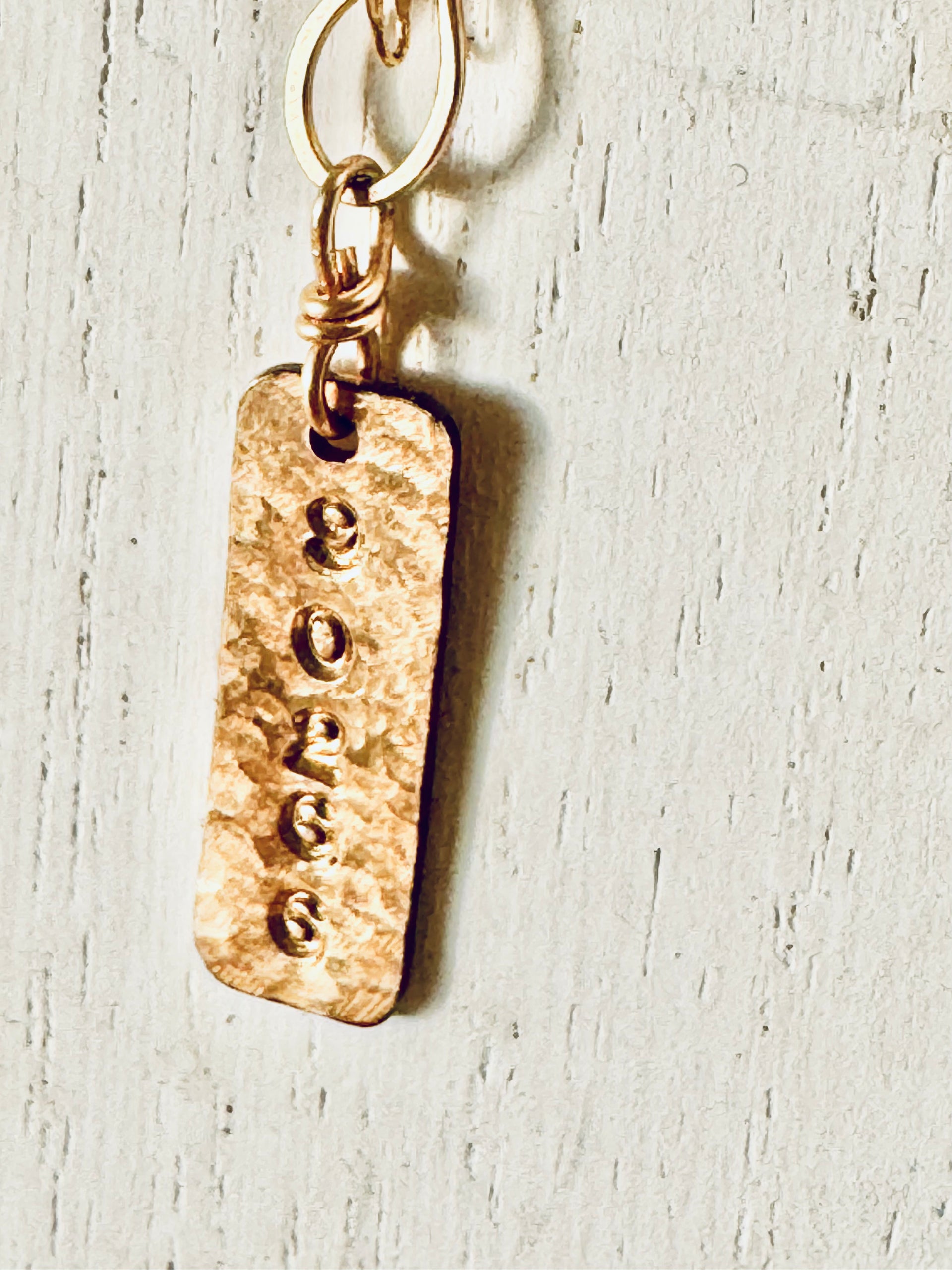 Custom Zip Code Necklace 