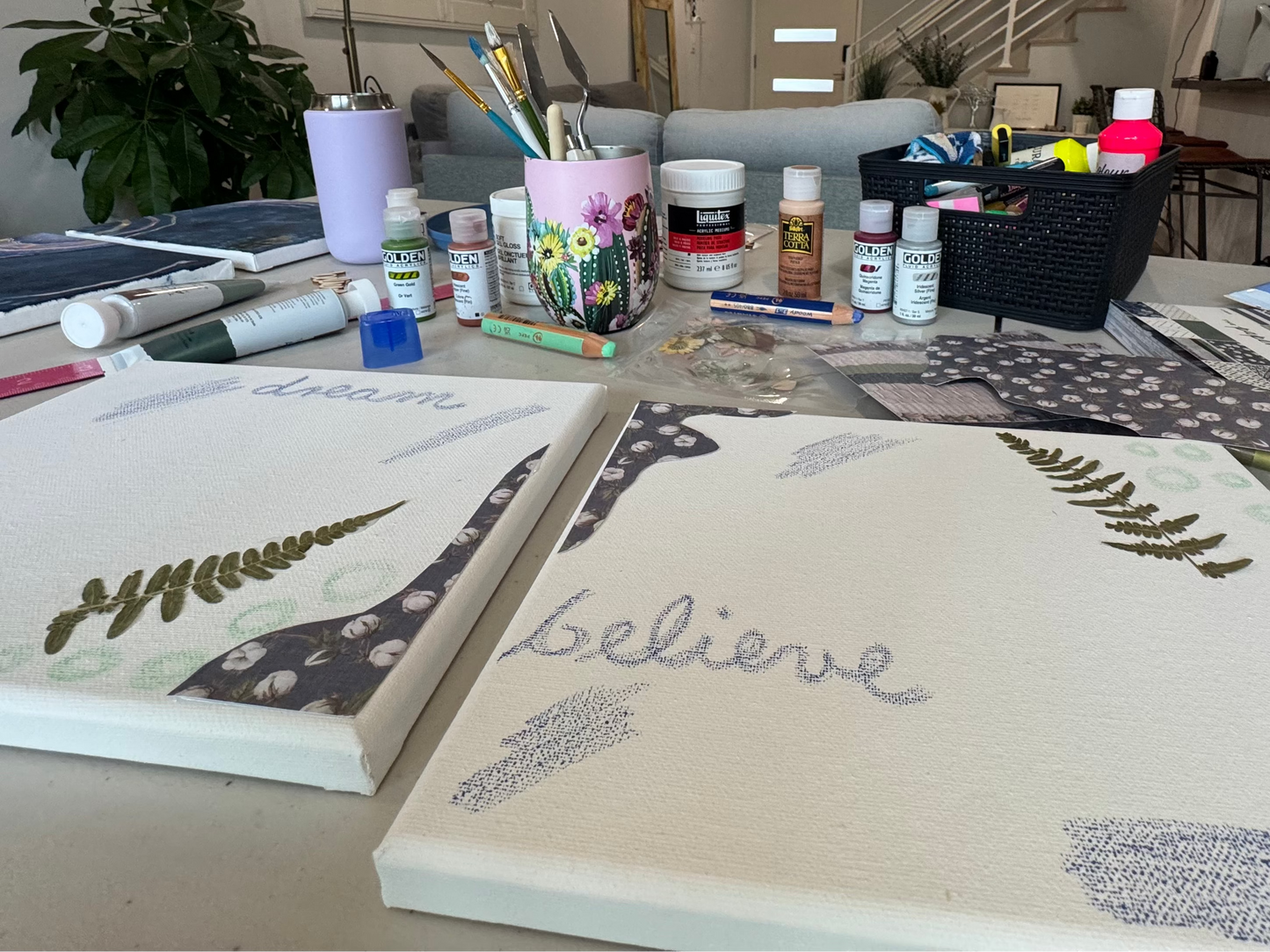 Workshop: Love in Layers, a Mixed Media Experience with Ana Dominguez, Wed 2/11, 4:30pm-6:30pm