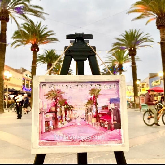Original Art: Day 1 of 30 - Hermosa Beach Pier Plaza
