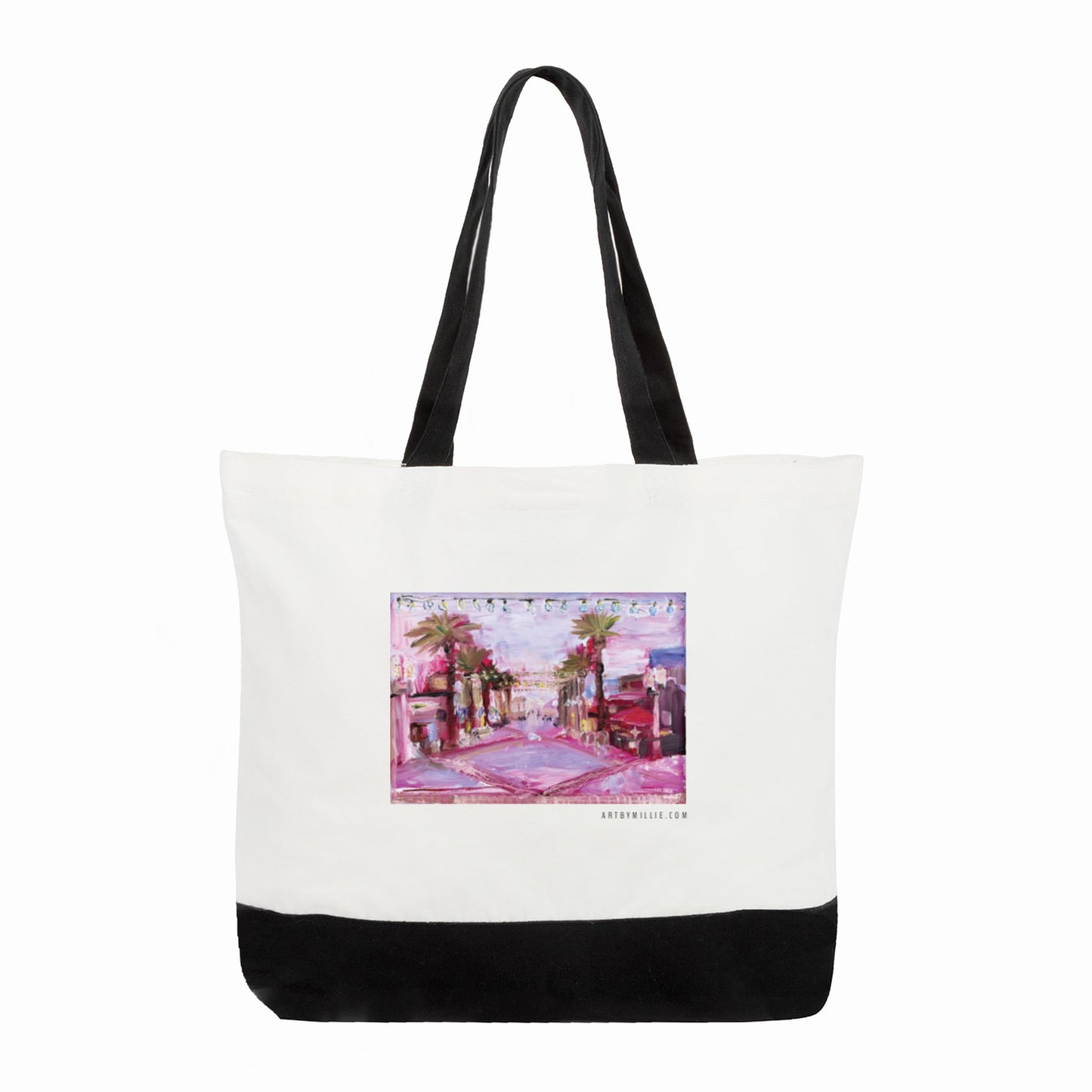 Tote Bag: Day 01 of 30 - Hermosa Beach Pier Plaza